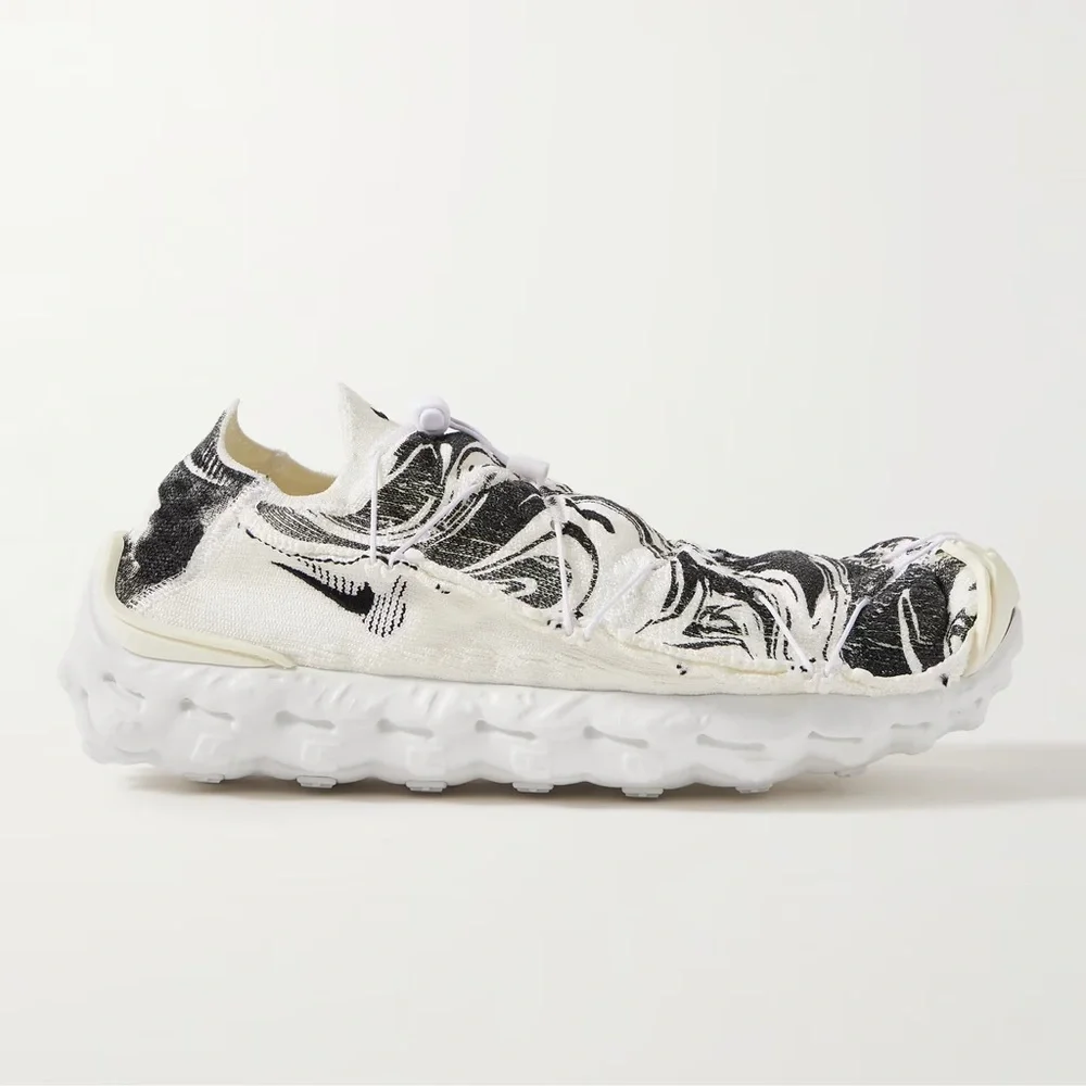 Nike ISPA MindBody Black and White Flyknit Sneakers